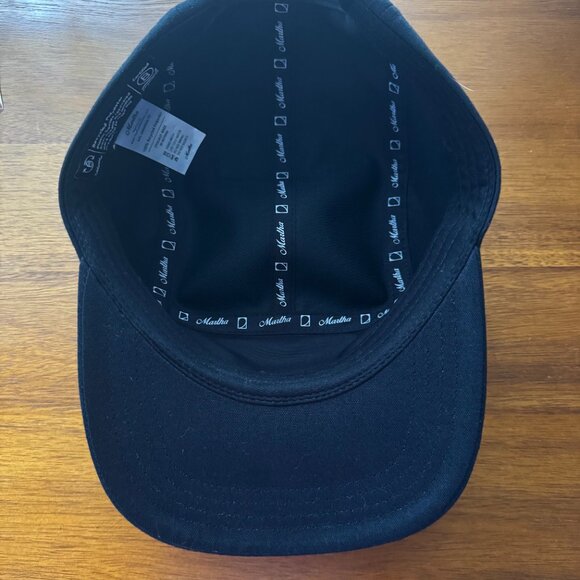 Martha Headwear Dunas 5-panel black embroidered fox hat - Picture 4 of 6